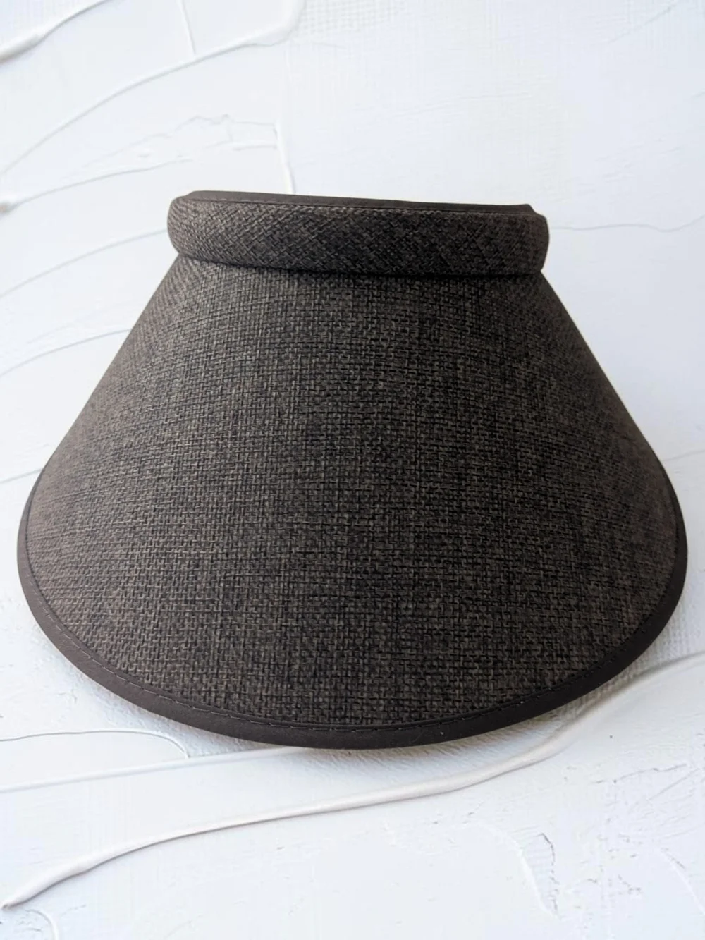 Women's Sunvisor Woven Foldable Clip On Adjustable UV Protection Golf Beach Hat